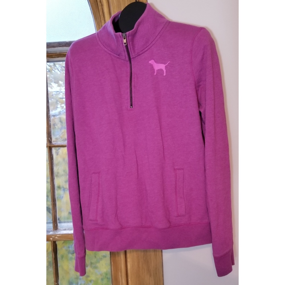 Victoria's Secret PINK 1/4 Zip Pullover Sweatshirt